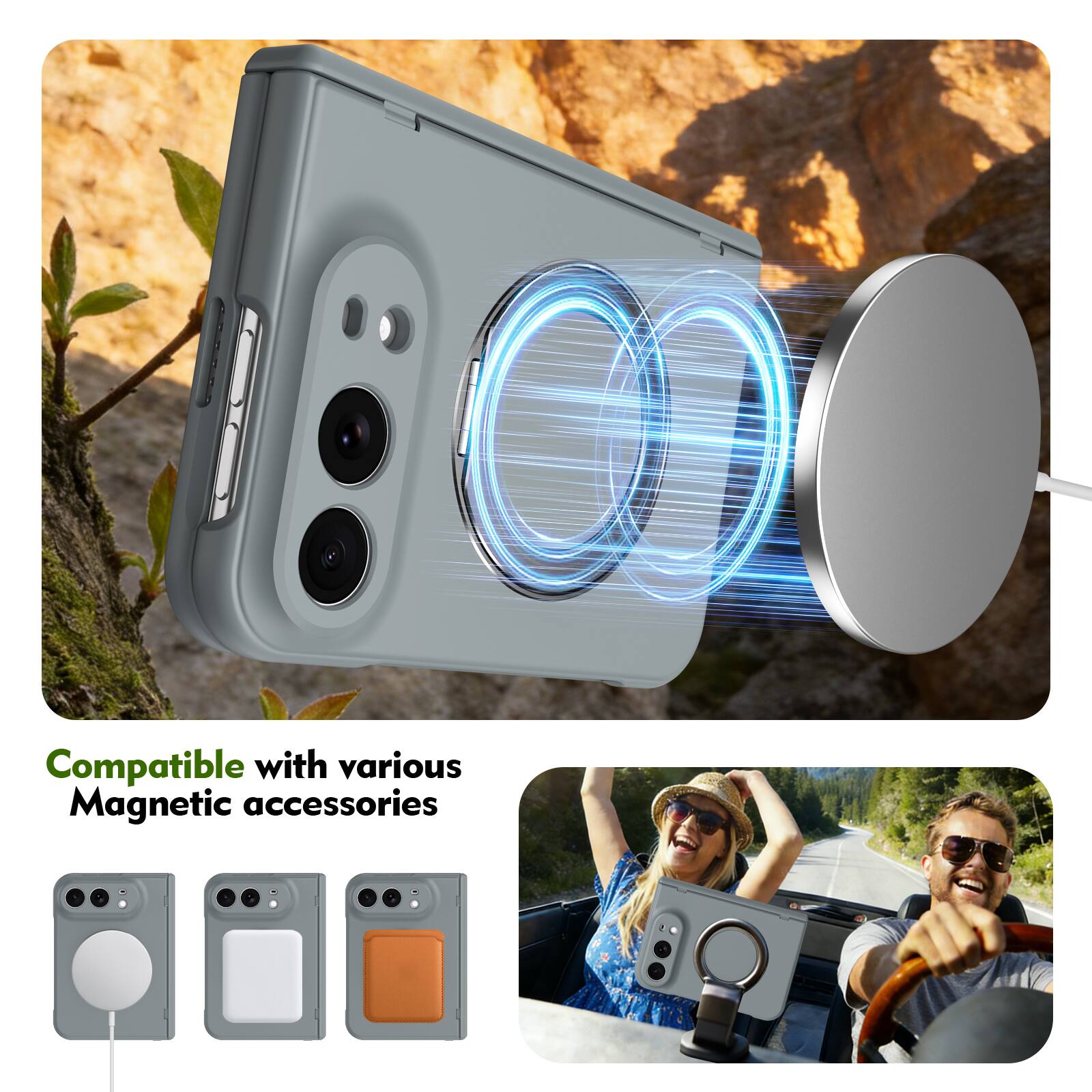 Compatible with various Magnetic accessories