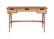 Angle. Linon Home Décor - Rangall 3-Drawer Rattan Desk - Natural.