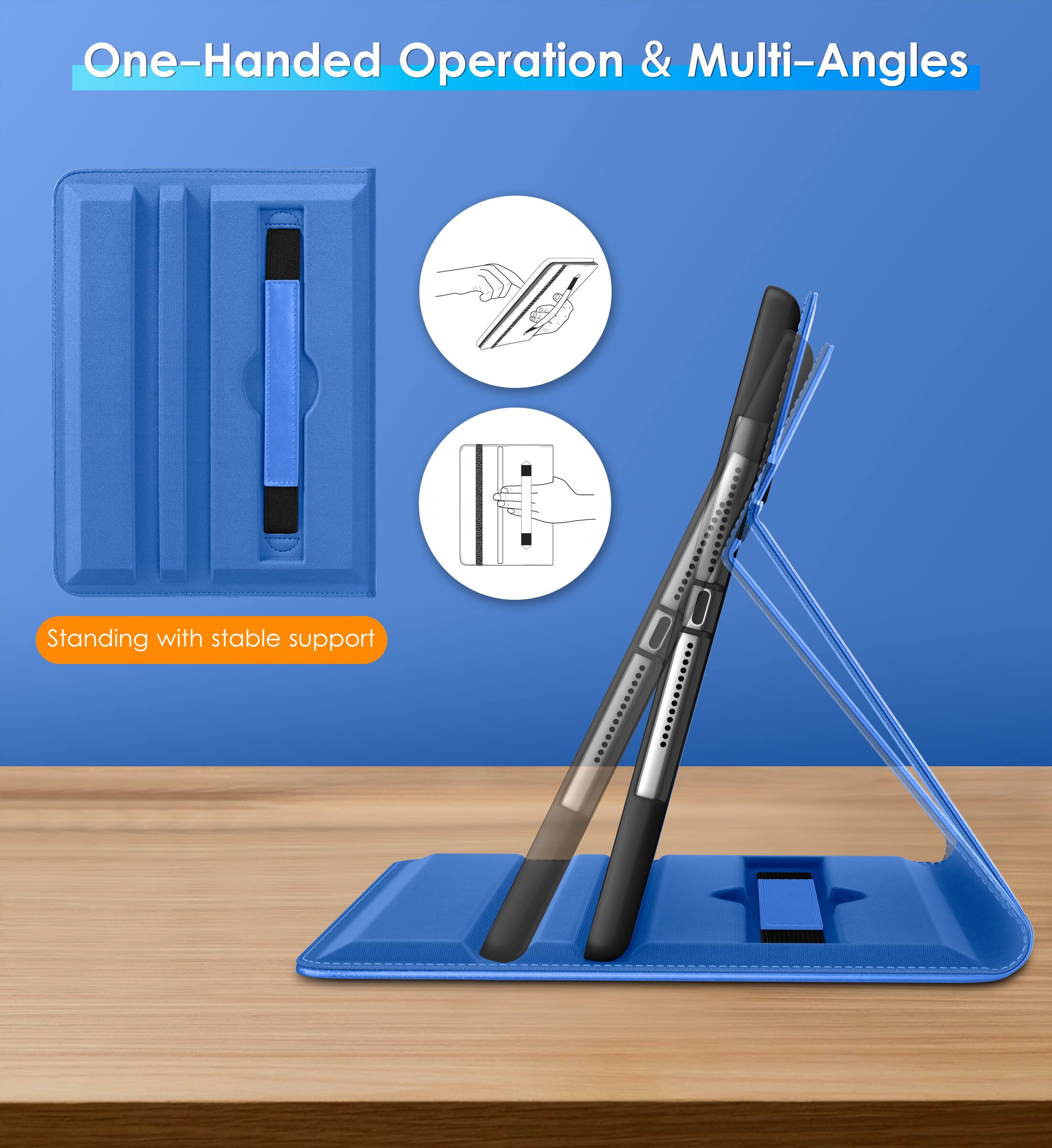 One-Handed Operation & Multi-Angles

Standing with stable support