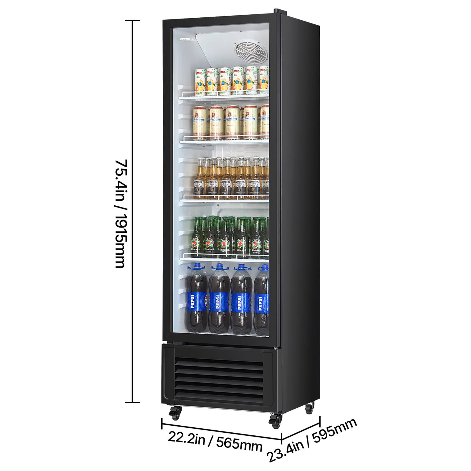 TEYP N 75.4in / 1915mm PEPSI PLESI PEPSI P3 22.2in / 565mm 23.4in / 595mm