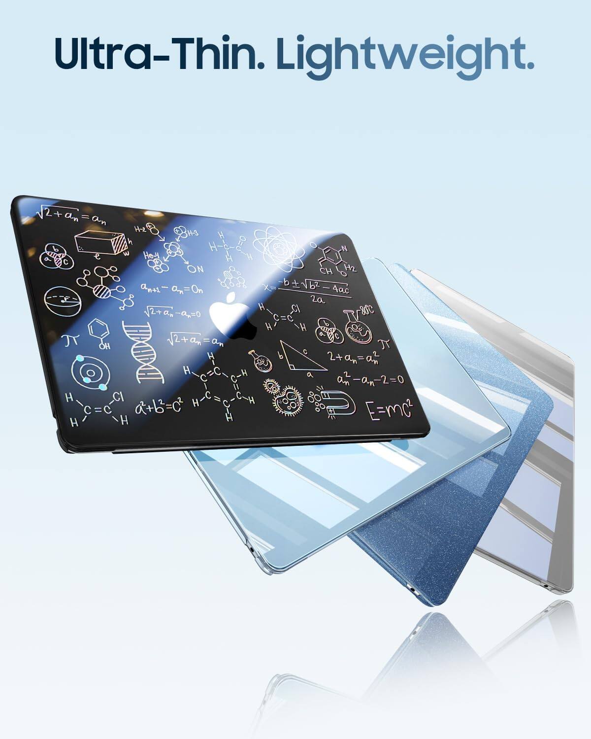 Ultra-Thin. Lightweight.

2 + an = an  
H-2 H-3 H H C He-H C ON - am = On  
2 + an = OH an H H >C H C C Il H CI  
// C. 2 H C = C a+b=c2 o A H H  
N CH H2 b + b2 - 4ac 2a H 12 80C H H C b 2+a=a - a 2 an E=mc2