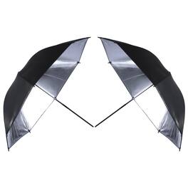 Neewer - 2-Pack 33" Reflective Umbrella, Black/Silver