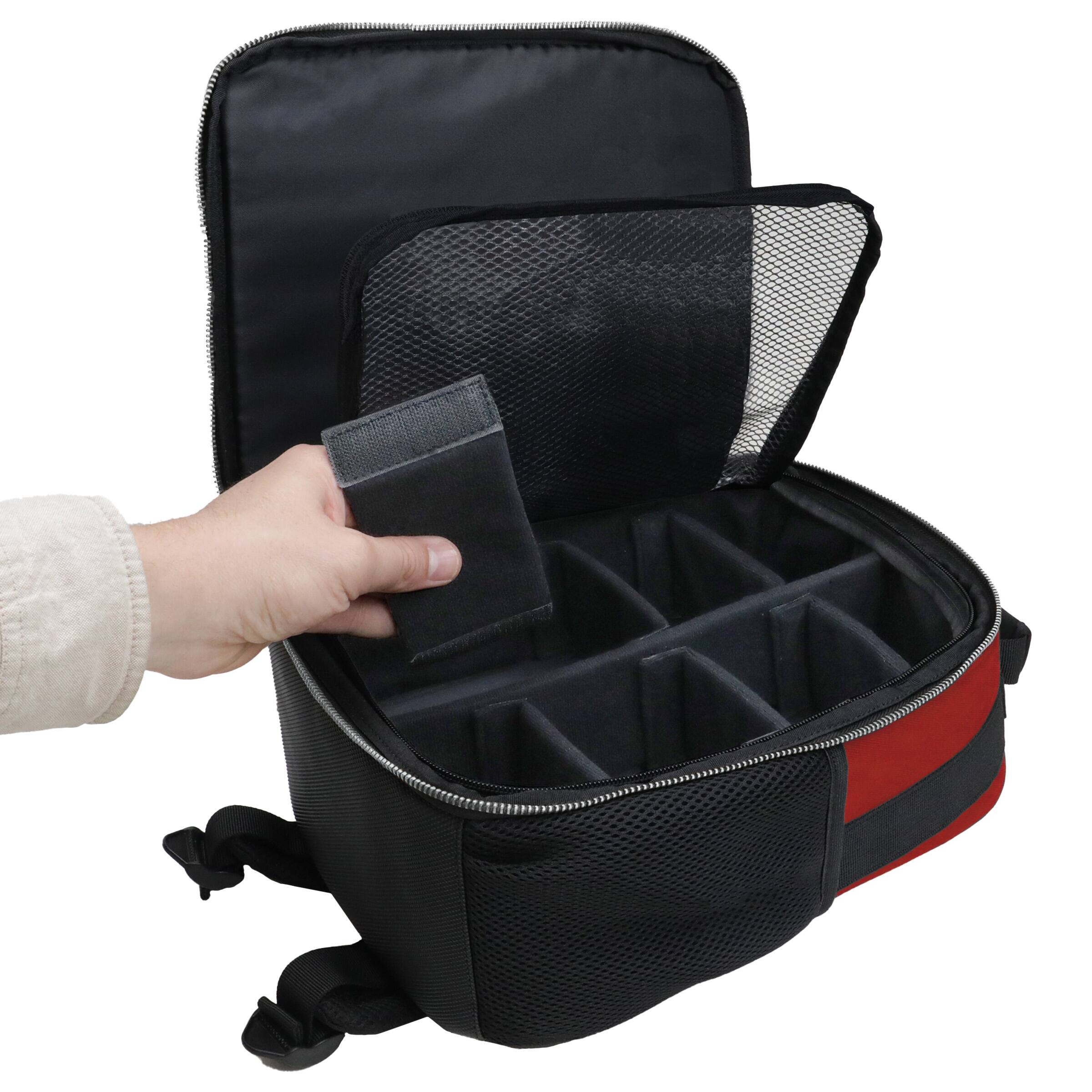 Alt View 5. ENHANCE - ENHANCE Collector's Edition Small MTG Backpack for Deck Boxes (Dragon Red) - Dragon Red.