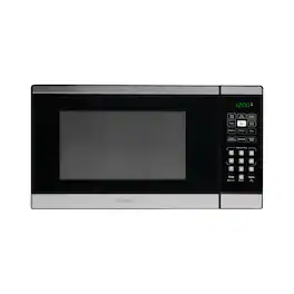 Danby - 0.9 cu. ft. Countertop Microwave - Stainless Steel