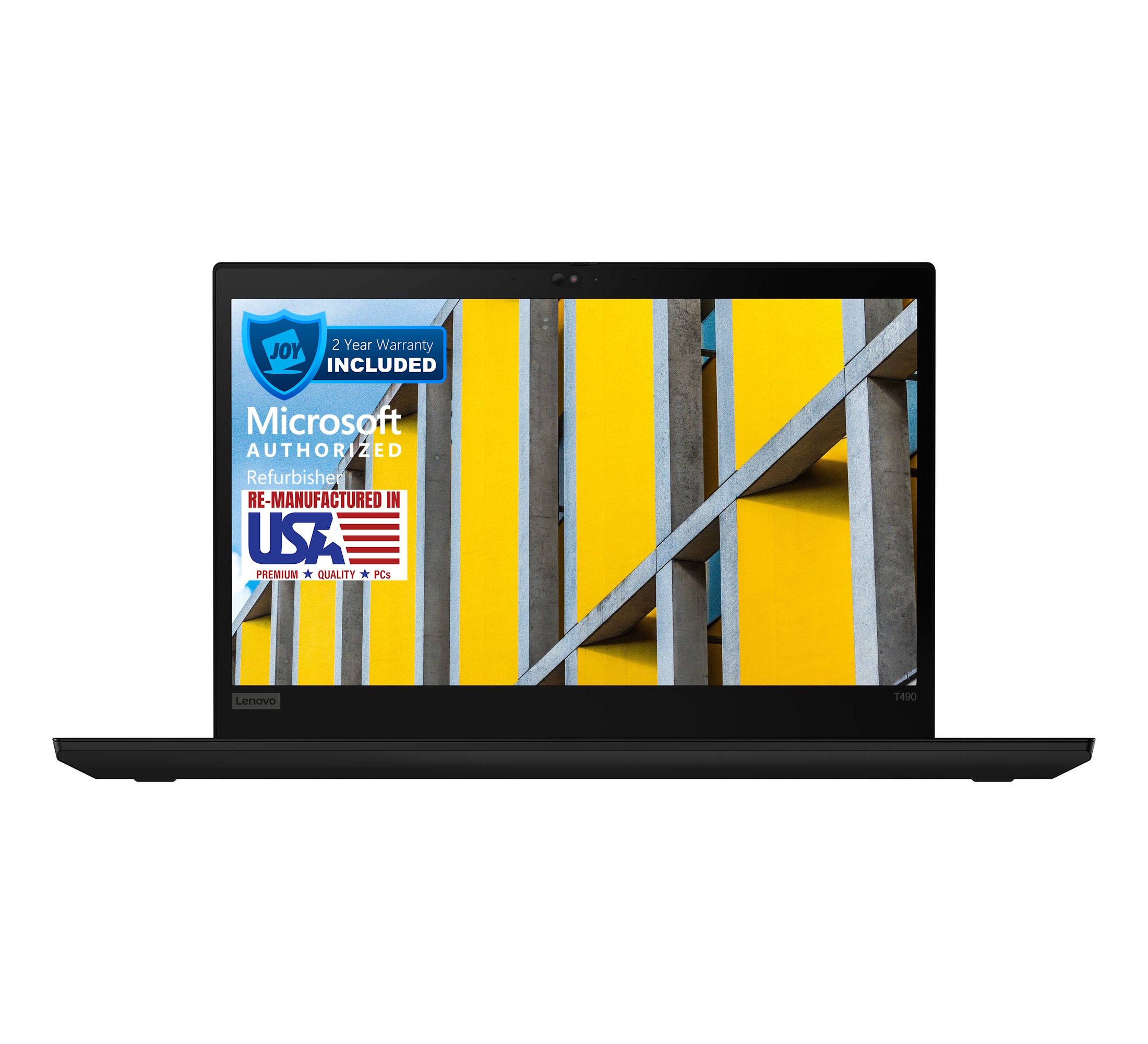 2 Year Warranty Included  
Microsoft Authorized Refurbisher  
Re-Manufactured in USA  
Premium Quality PCs  
Lenovo T490