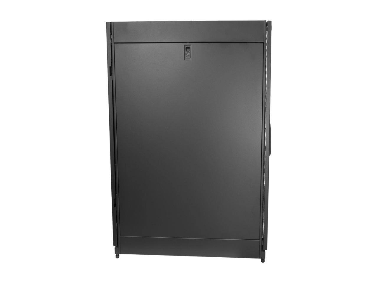 Alt View 4. Startech - StarTech.com RK2537BKM 25U Server Rack Cabinet - 37" Deep Enclosure - Network/Computer Cabinet - Black.