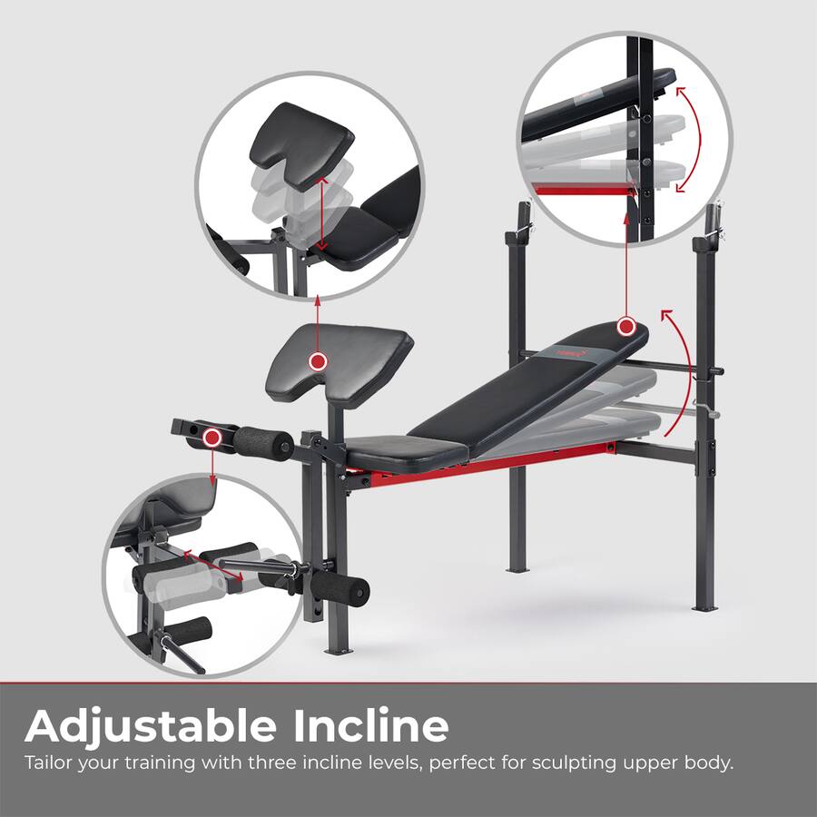 Adjustable Incline Level Sunny Health & Fitness Adjustable Multi Function Standard Incline ...
