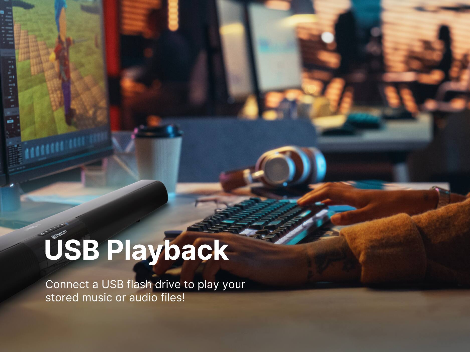 NICA B101 amesoh USB Playback Connect a USB flash drive to play your stored music or audio files!