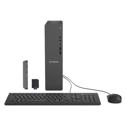 Front. Lenovo - IdeaCentre Tower Desktop - Intel Core Ultra 7 Processor 265 - 32GB RAM - 1TB SSD - Luna Grey.