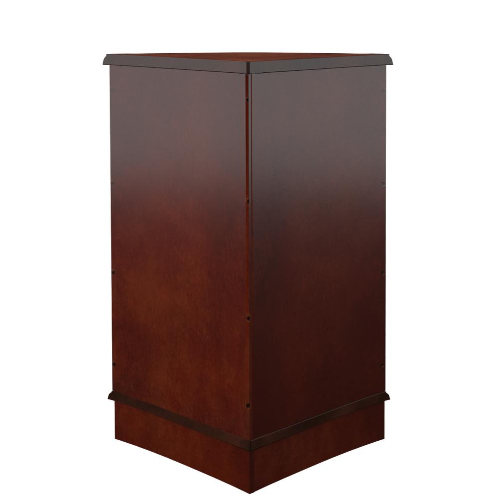 Left. Butler Specialty - Durham Corner Cabinet - Dark Brown.
