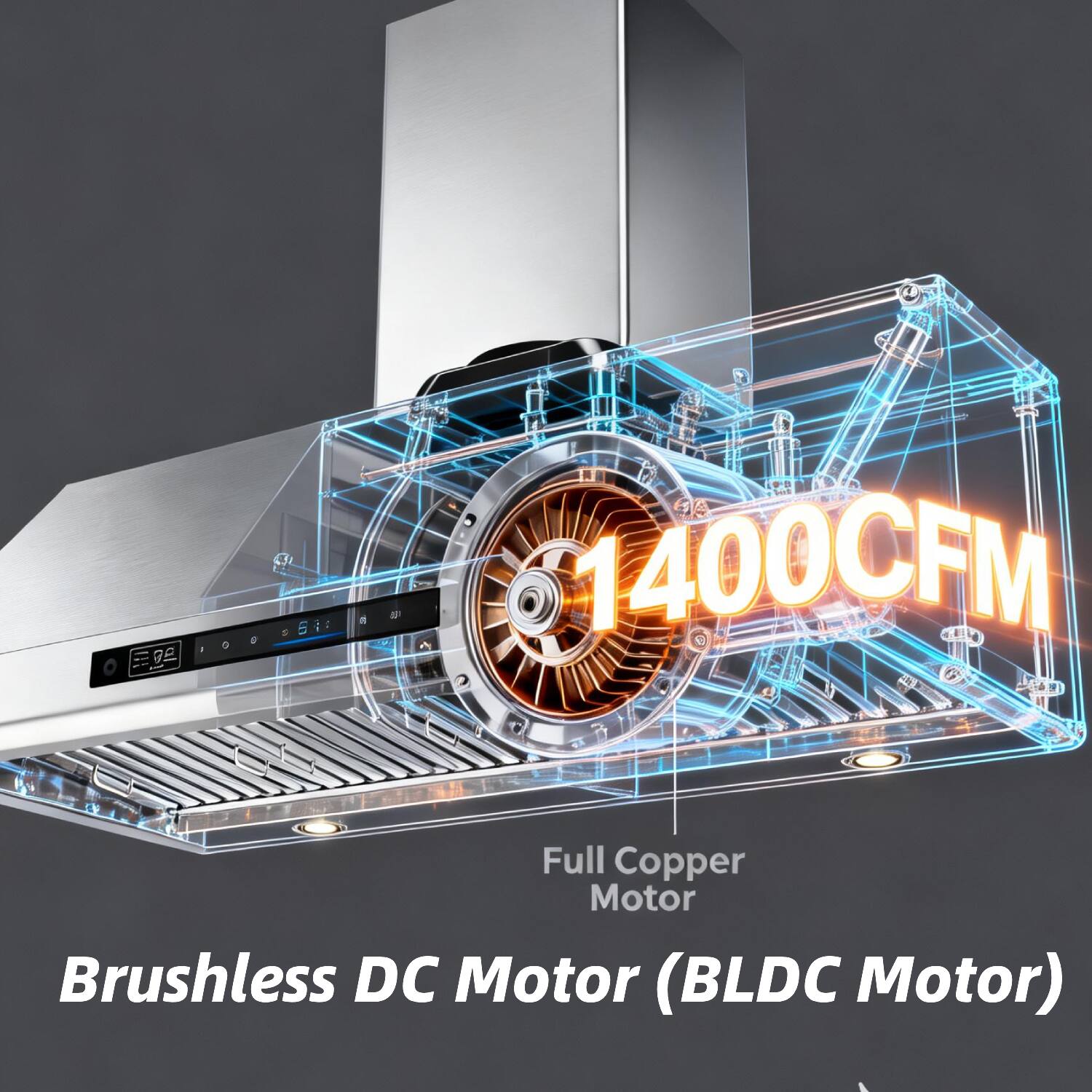 1400 CFM Full Copper Motor Brushless DC Motor (BLDC Motor)