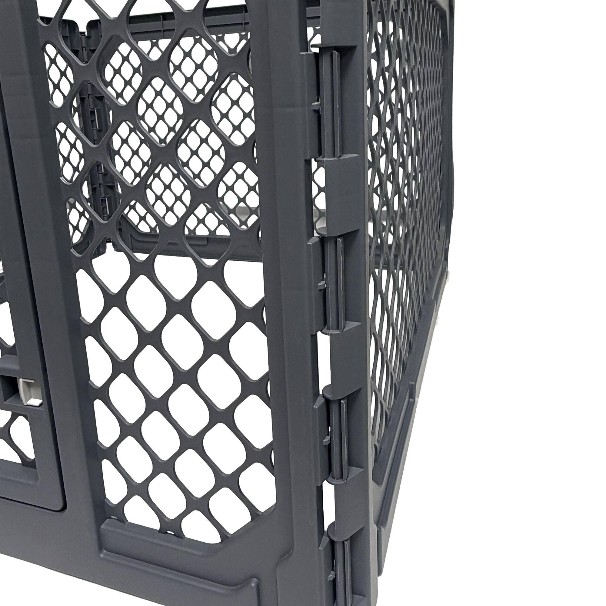 Alt View 8. Mirapet - Mirapet 4-Panel Modular Dog and Puppy Playpen, Indoor/Outdoor Pet Enclosure.