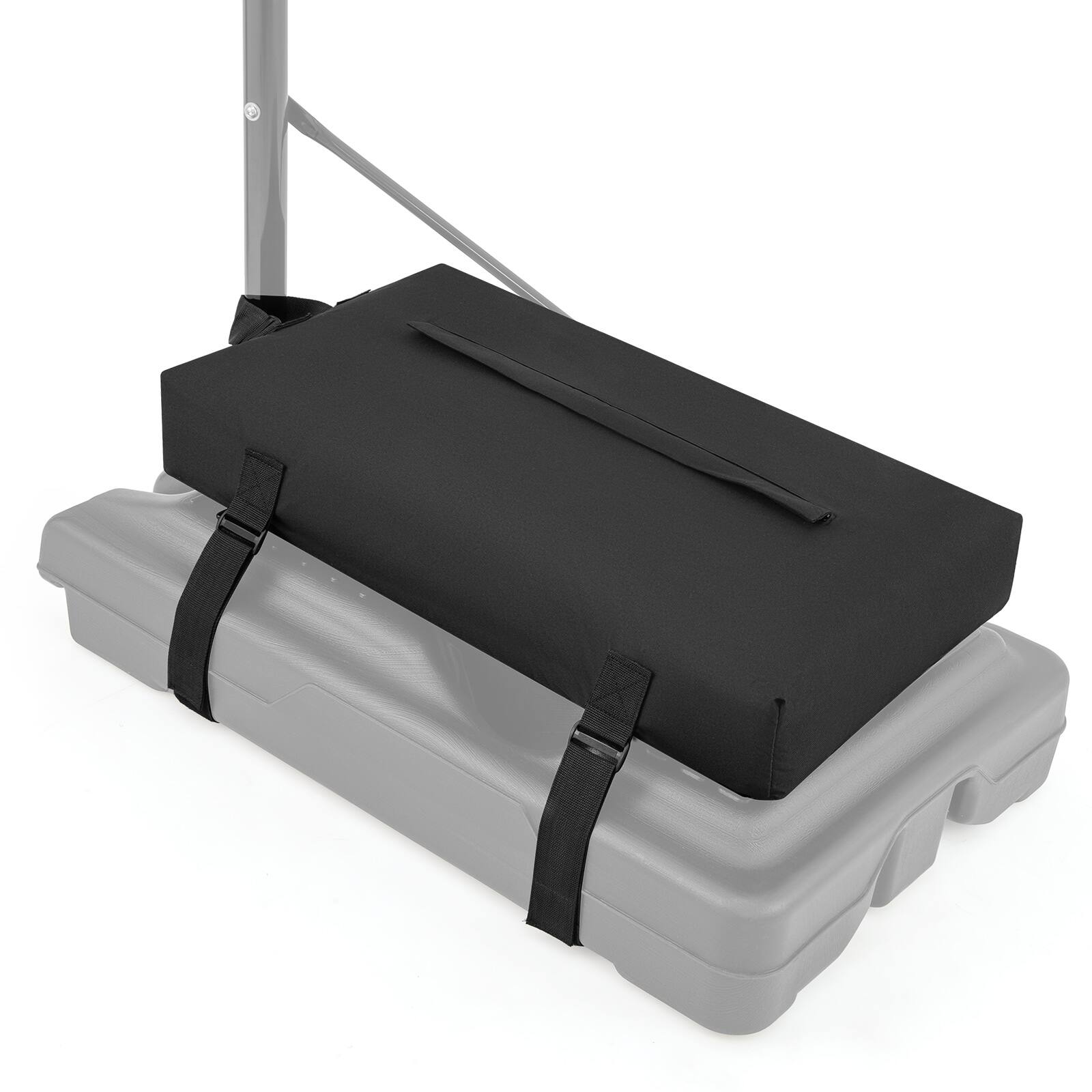 Alt View 5. Ecooso - Basketball Hoop Base Sandbag with Up to 300 lb Weight Capacity - Black.