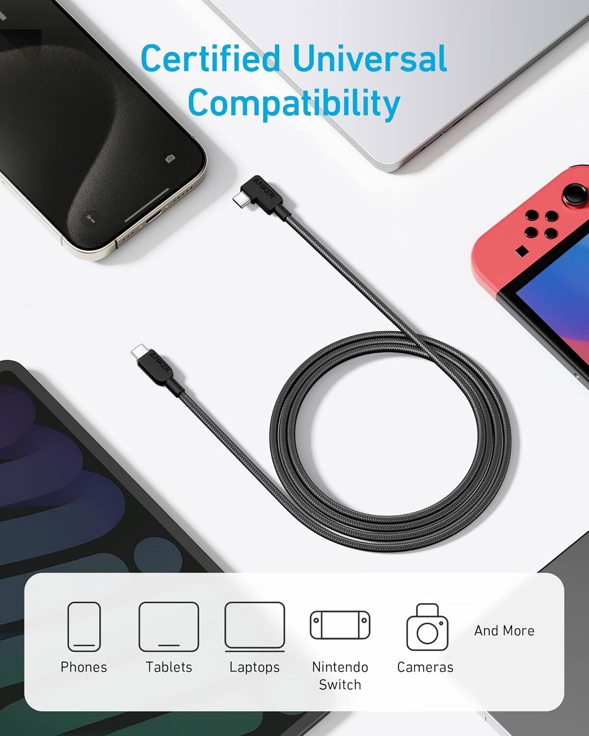 Certified Universal Compatibility

Phones, Tablets, Laptops, Nintendo Switch, Cameras, And More