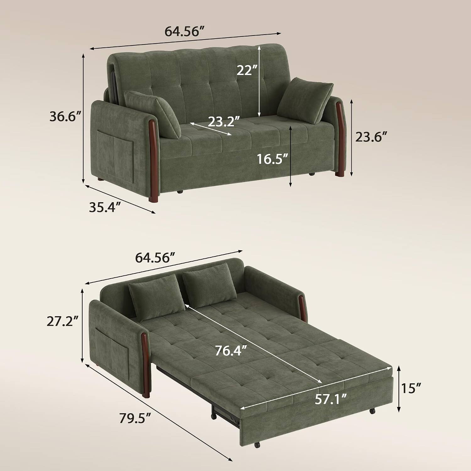 64.56"
22"
36.6"
23.2"
23.6"
16.5"
35.4"
64.56"
27.2"
76.4"
79.5"
57.1"
15"