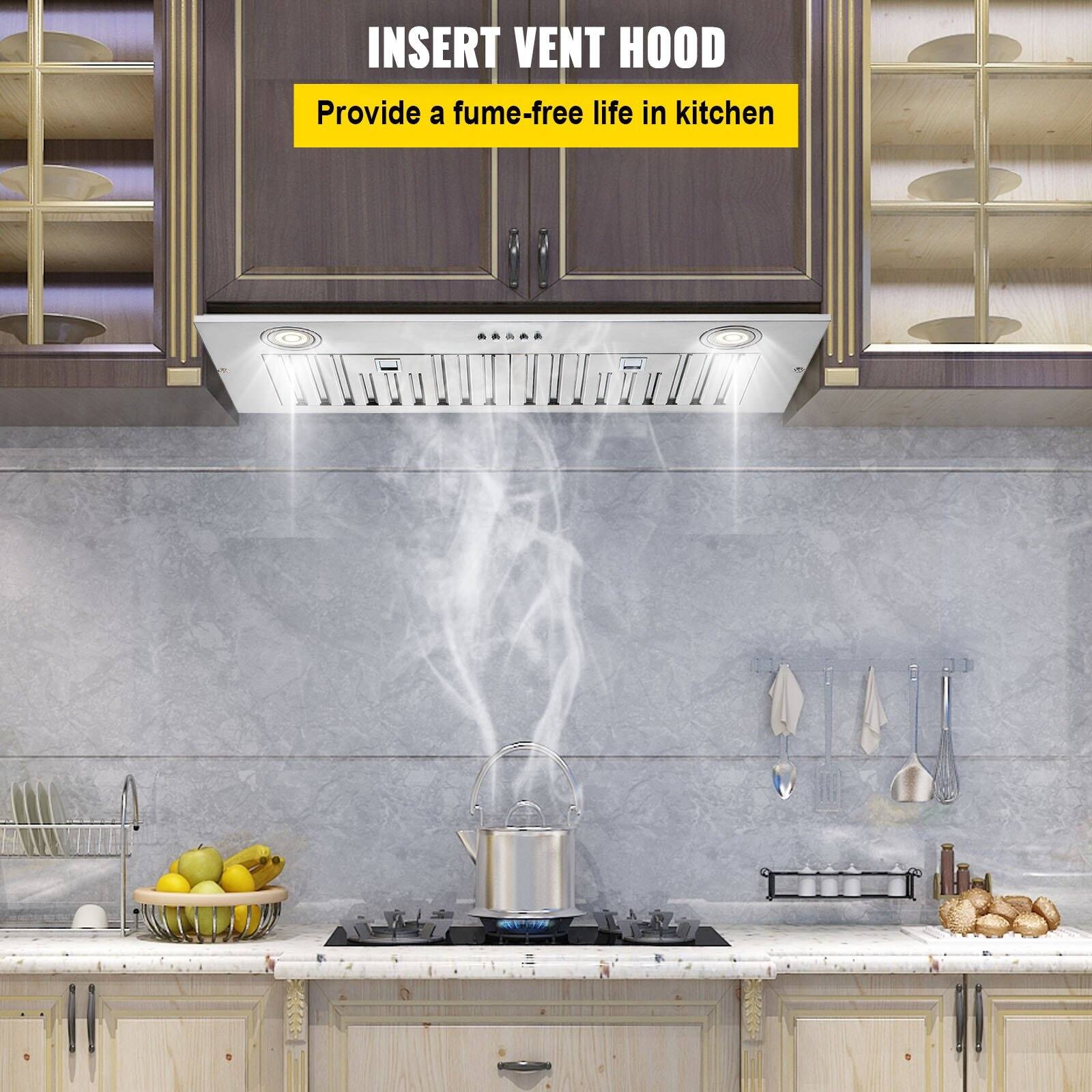 INSERT VENT HOOD  
Provide a fume-free life in kitchen