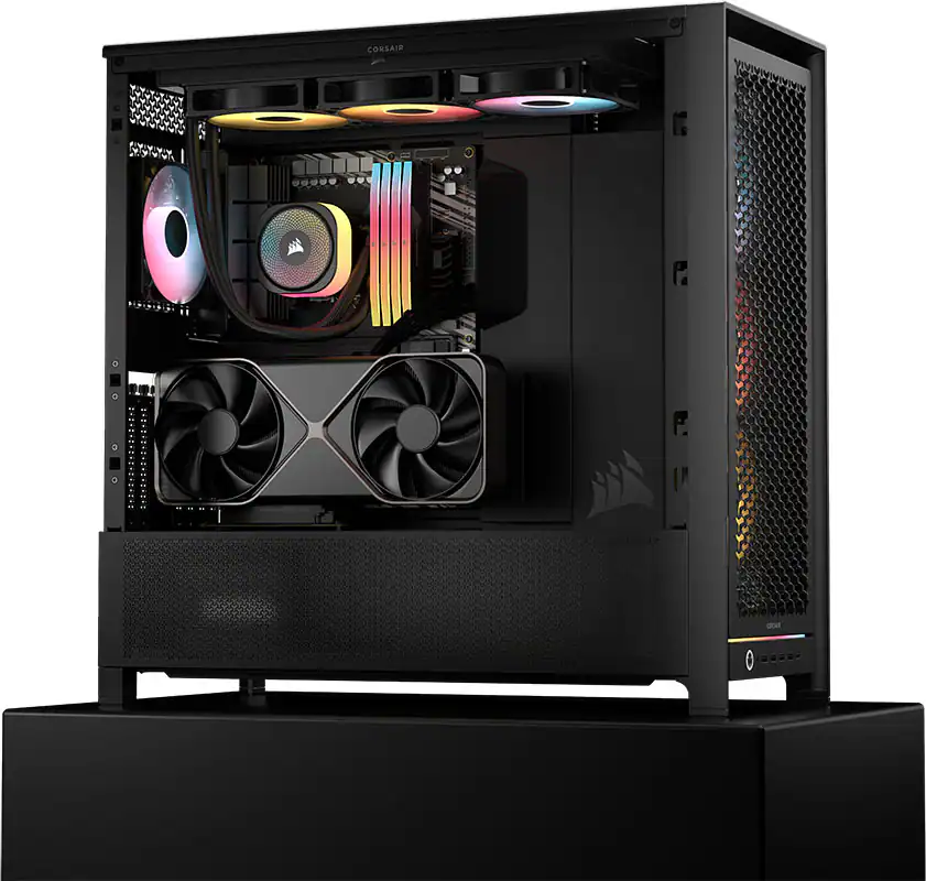 CORSAIR 5000D RS ARGB Mid Tower Modular PC Case Black CC-9011309-WW ...