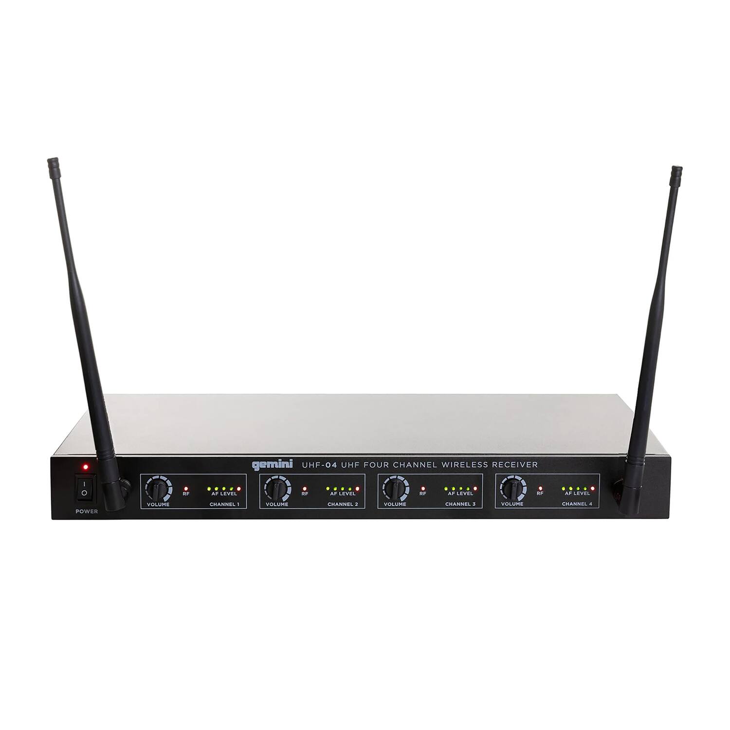 gemini UHF-04 UHF FOUR CHANNEL WIRELESS RECEIVER