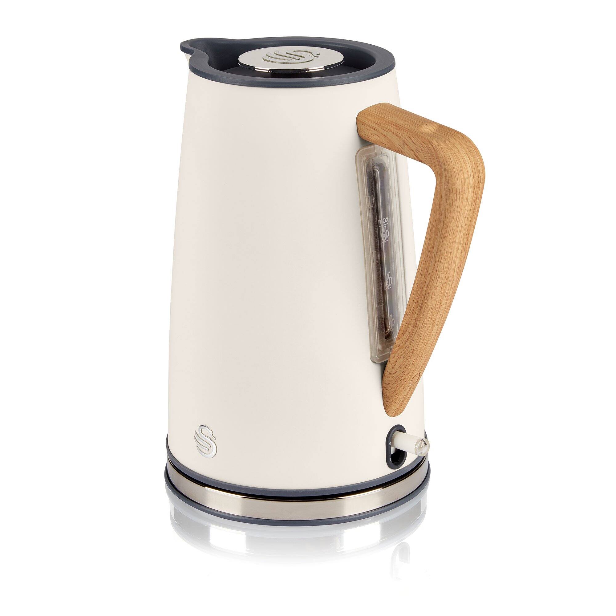 Front. Swan - Swan Nordic Rapid Boil Jug Kettle - White.