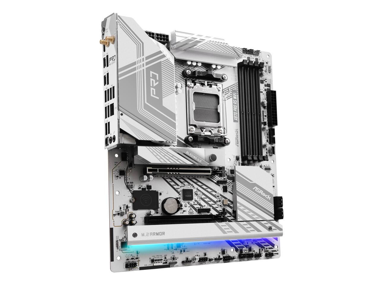 ASRock X870 PRO RS WiFi AM5 AMD X870 ATX Motherboard - Best Buy