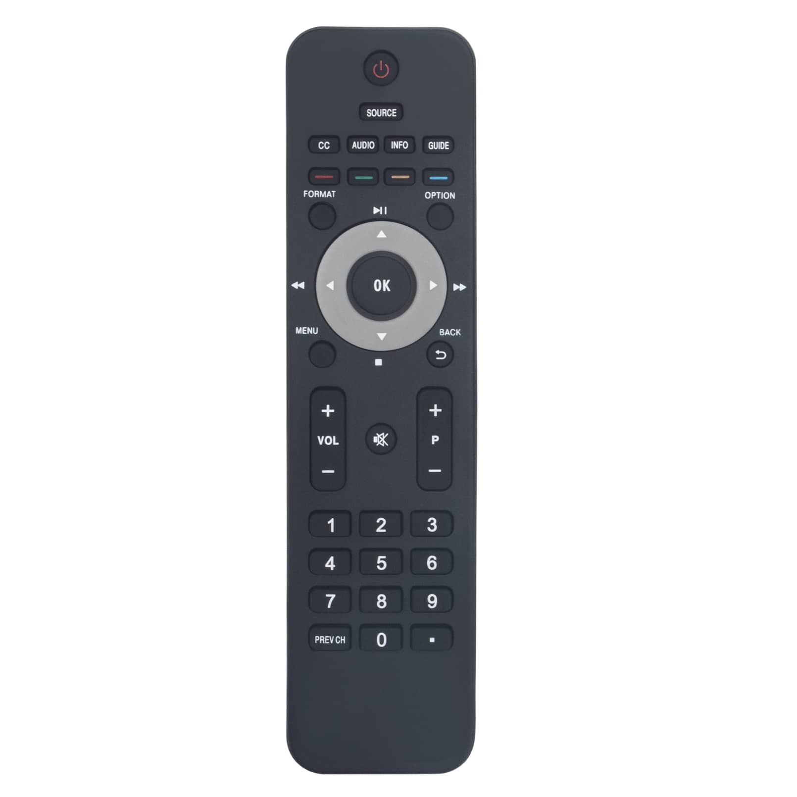 WINFLIKE - New RC2143619/01 Replacement Remote Control fit for Philips TV - Black