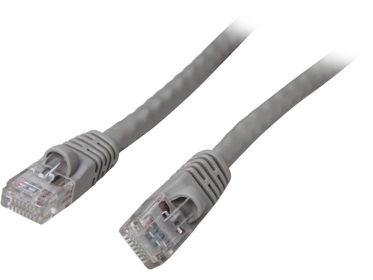 Nippon Labs - CAT6MB-100GY 100 ft. CAT 6 UTP Injection Molded Boot Patch Ethernet Cable, Gray