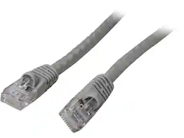 Nippon Labs - CAT6MB-100GY 100 ft. CAT 6 UTP Injection Molded Boot Patch Ethernet Cable, Gray
