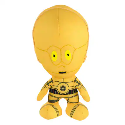 Front. Seven20 - Star Wars Heroez 7 Inch Character Plush | C3PO - Gold.