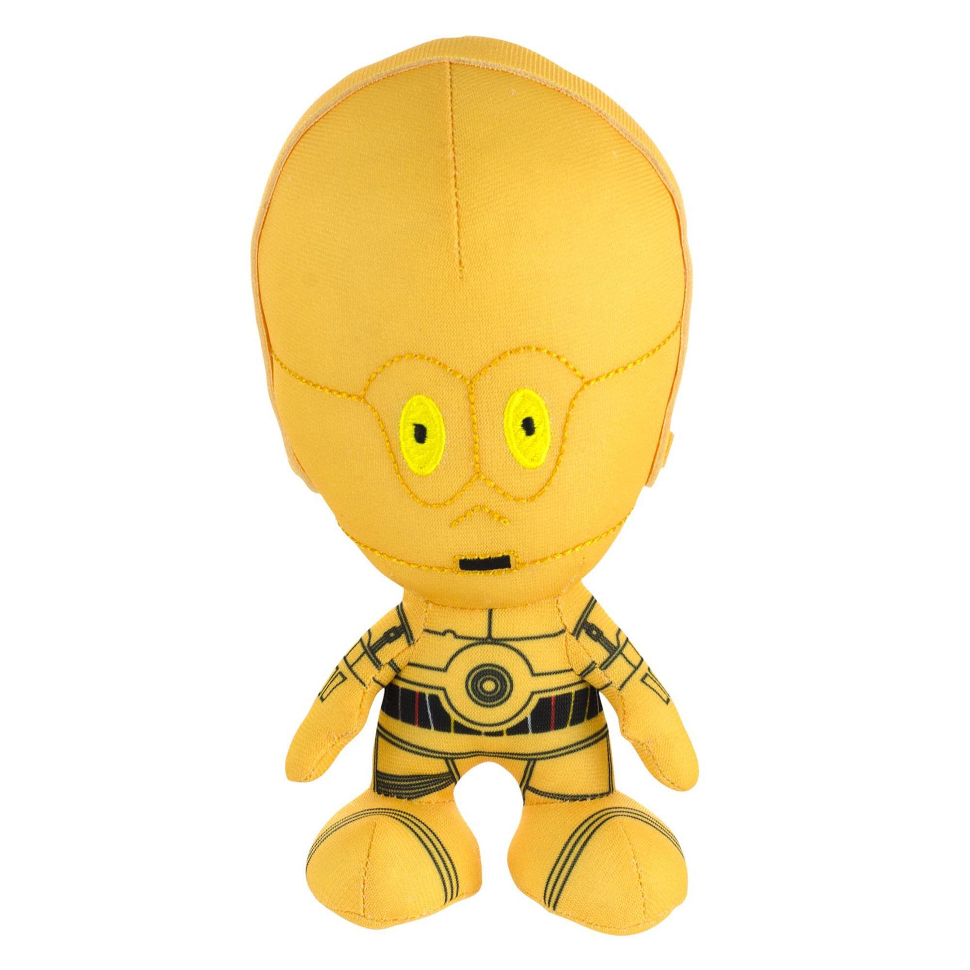 Front. Seven20 - Star Wars Heroez 7 Inch Character Plush | C3PO - Gold.