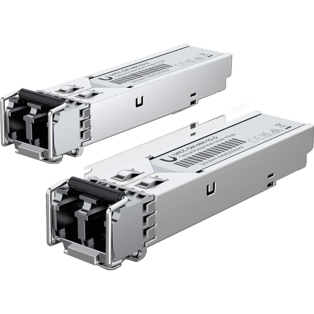 Ubiquiti - 1 Gbps Multi-Mode Opti Mod UACC-OM-MM-1G-D-2 - ‎Grey