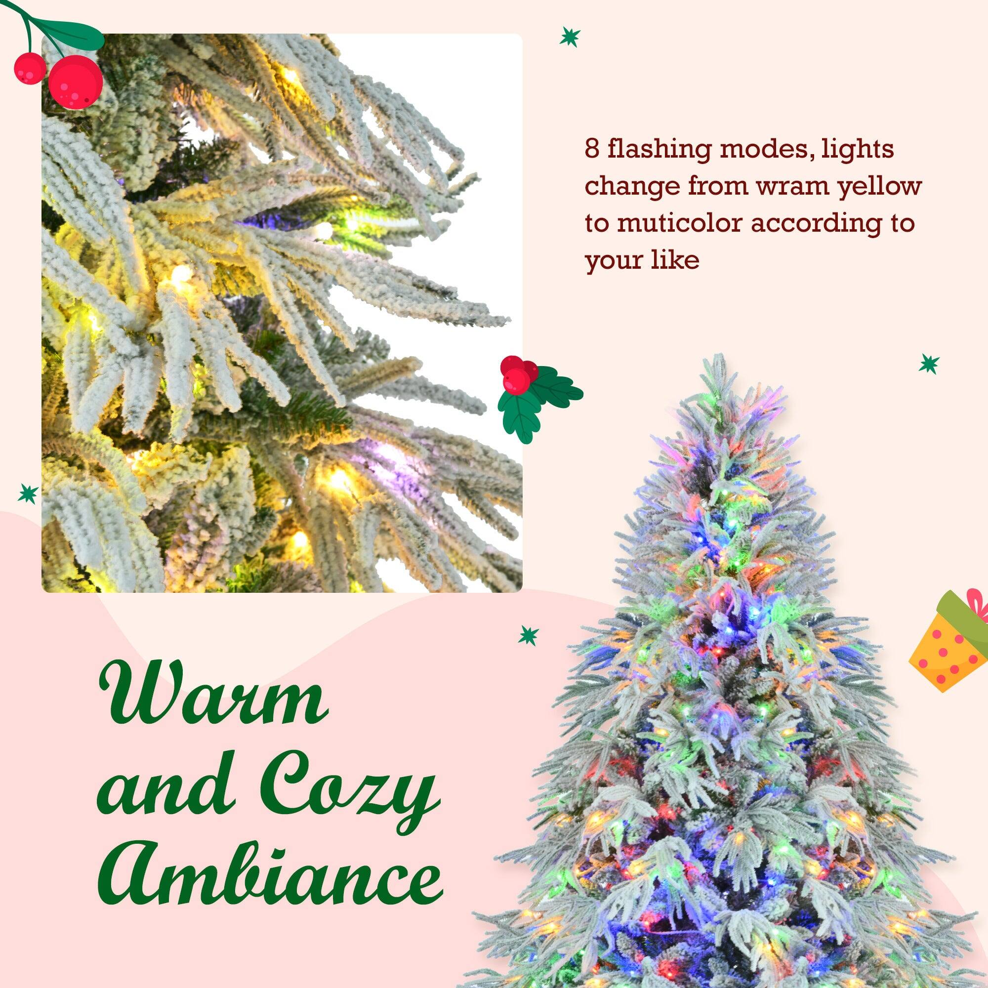 8 flashing modes, lights change from warm yellow to multicolor according to your like

Warm and Cozy Ambiance