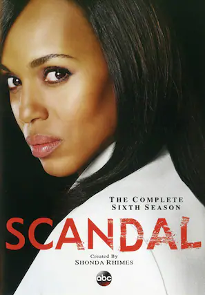 Front. Scandal: The Complete Sixth Season - DVD.