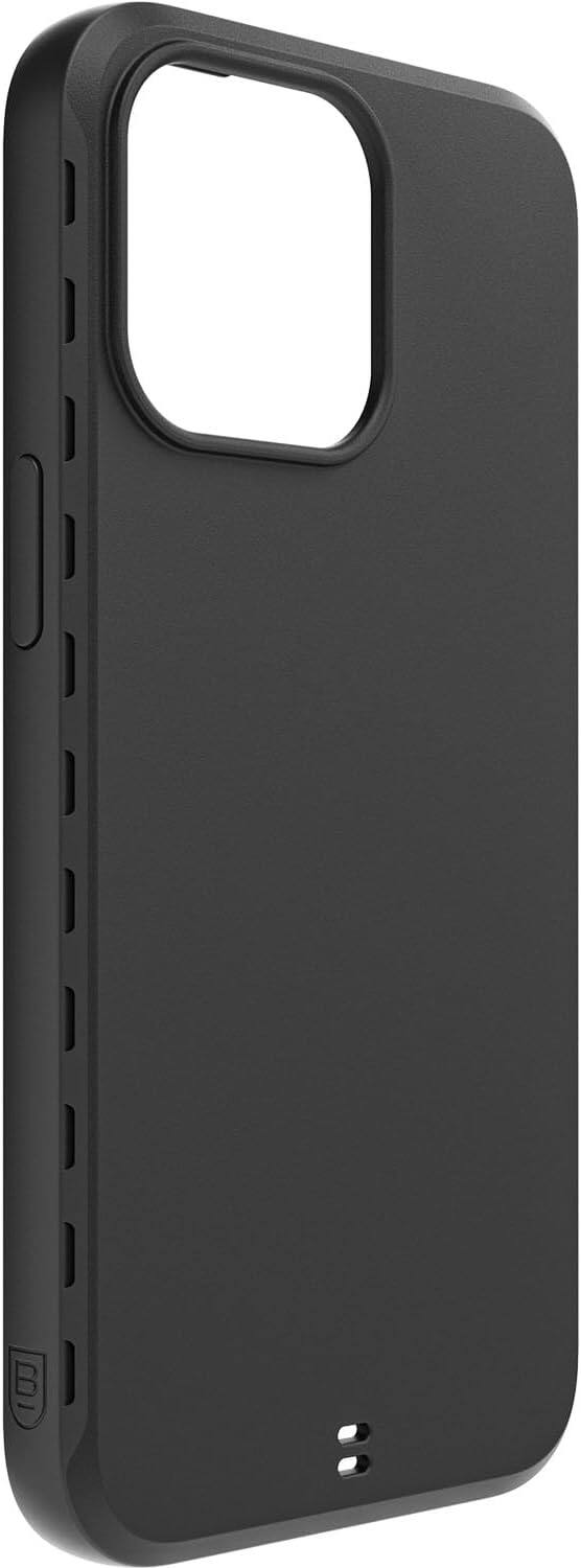 Back. BodyGuardz - BodyGuardz Paradigm Pro Case for iPhone 15 Pro Max | Color: Black - Black.