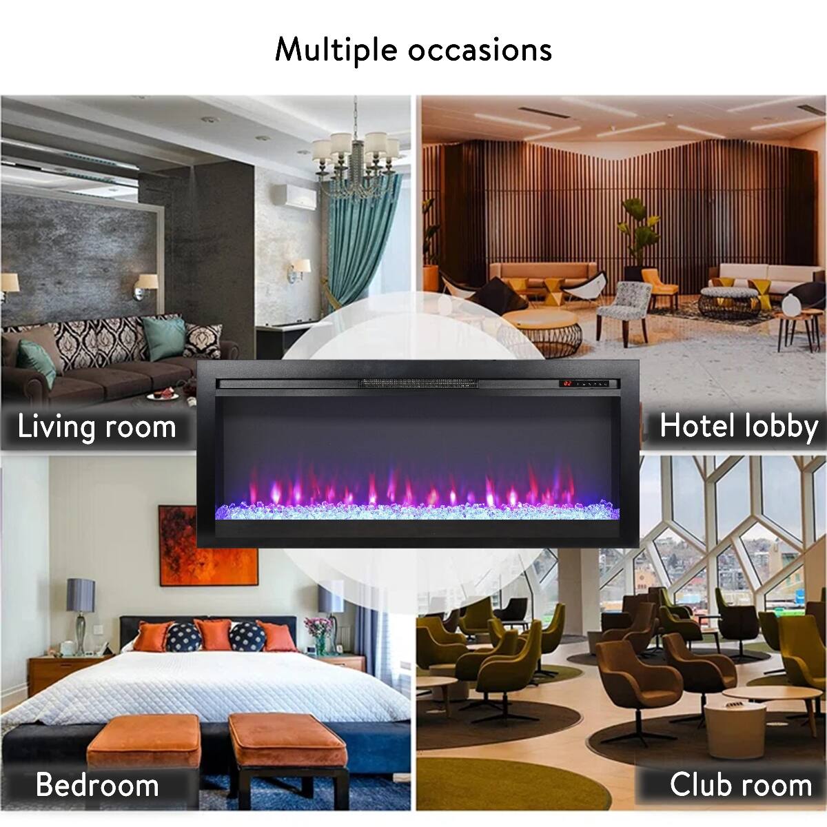 Multiple occasions

Living room

Hotel lobby

Bedroom

Club room