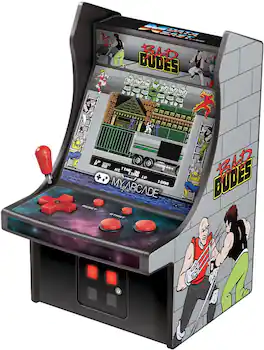 Bad Dudes Micro Player Arcade Machine - 6 Inch Collectable