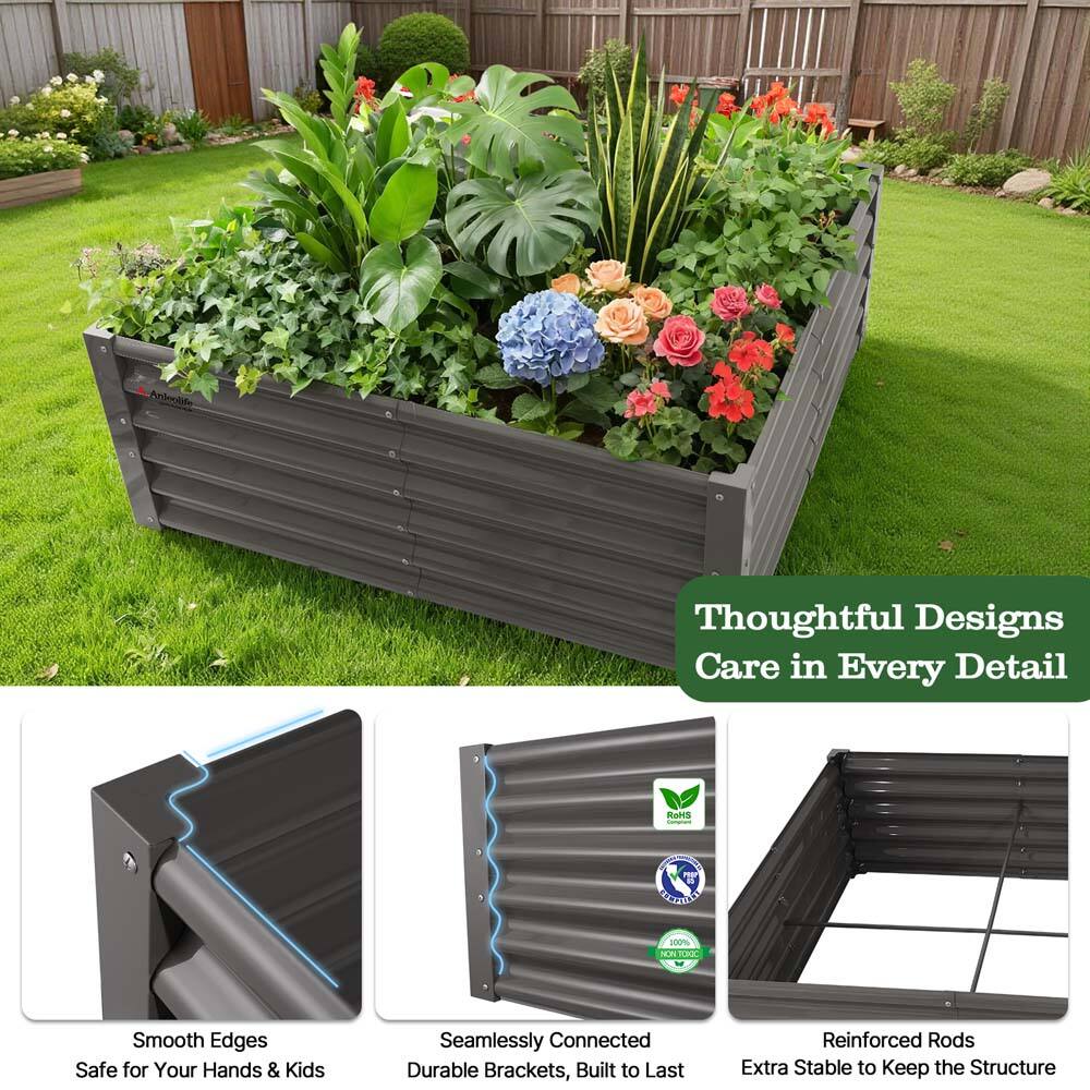 Thoughtful Designs  
Care in Every Detail

- Smooth Edges  
  Safe for Your Hands & Kids

- Seamlessly Connected  
  Durable Brackets, Built to Last

- Reinforced Rods  
  Extra Stable to Keep the Structure

- ROHS  
- 100% NER