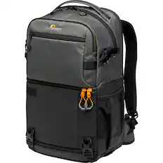 Front. Lowepro - Lowepro Fastpack PRO BP 250 AW III Travel-Ready Backpack for DSLR Camera, Gear and Laptop, Gray.