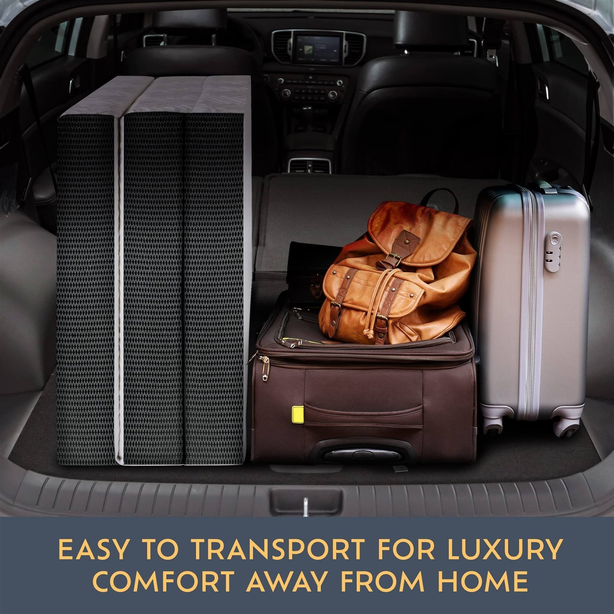 EASY TO TRANSPORT FOR LUXURY COMFORT AWAY FROM HOME