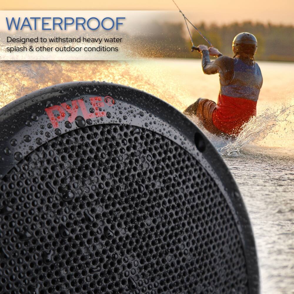 WATERPROOF  
Designed to withstand heavy water splash & other outdoor conditions