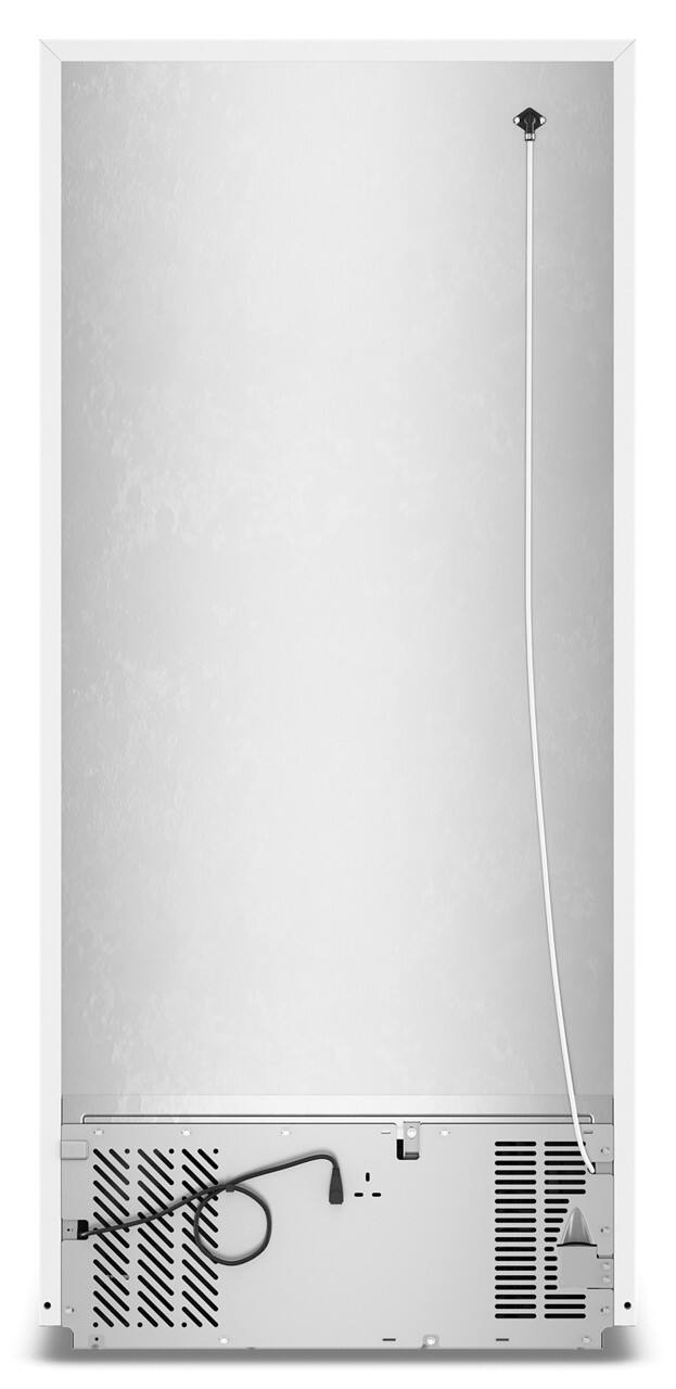 Back. Maytag - 19 Cu. Ft. Top-Freezer Refrigerator with Garage Mode - White.