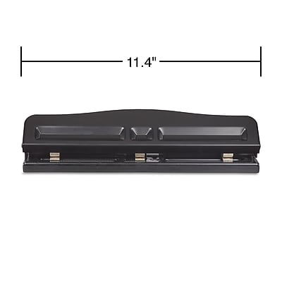 Alt View 3. Staples - Adjustable Punch, 10 Sheet Capacity, Black (24539-CC/10574) - Black.