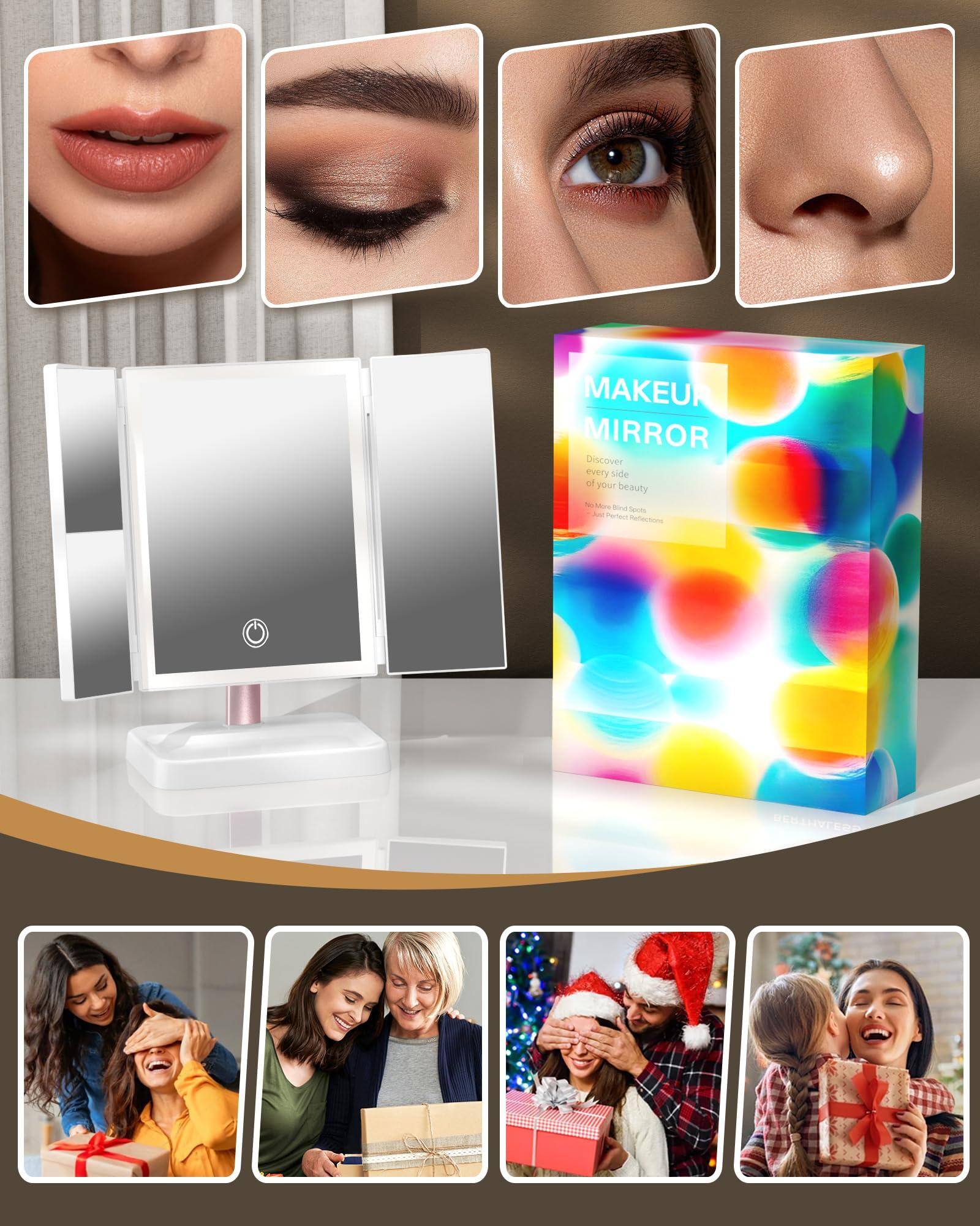 MAKEUP MIRROR  
Discover every side of your beauty  
No More Blind Spots  
Just Perfect Reflections