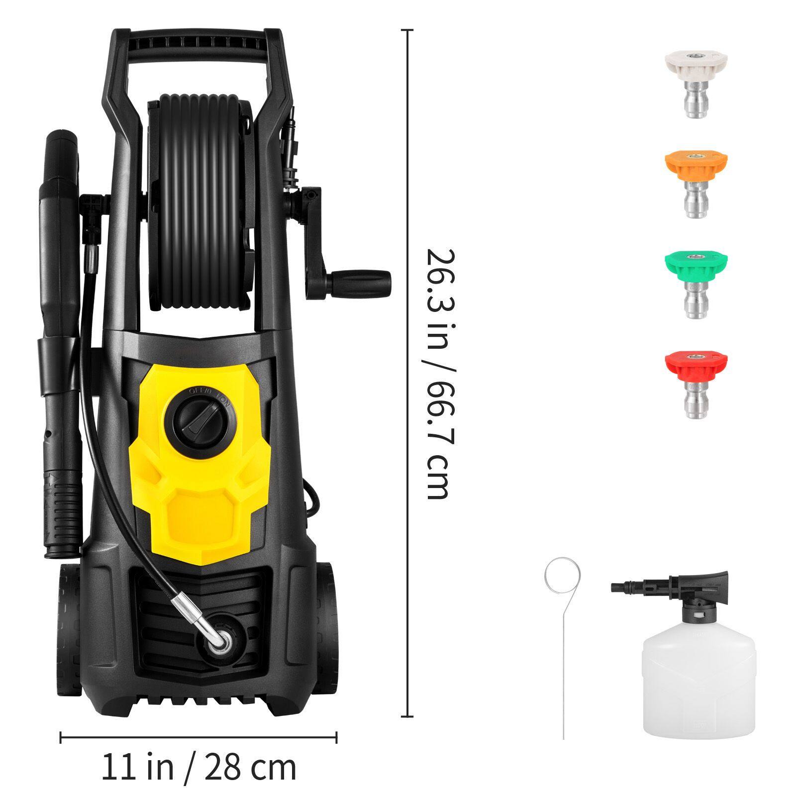 26.3 in / 66.7 cm  
11 in / 28 cm