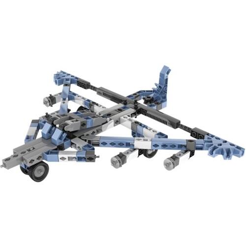 Front. Engino - Inventor Series 16-in-1 AIRCRAFTS Models - Vibrant Blue.