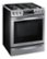 Angle Zoom. Samsung - 5.8 cu. ft. Slide-in Gas Chef Collection Range with True Convection - Stainless steel.
