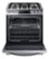 Alt View Zoom 12. Samsung - 5.8 cu. ft. Slide-in Gas Chef Collection Range with True Convection - Stainless steel.