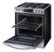 Alt View Zoom 17. Samsung - 5.8 cu. ft. Slide-in Gas Chef Collection Range with True Convection - Stainless steel.