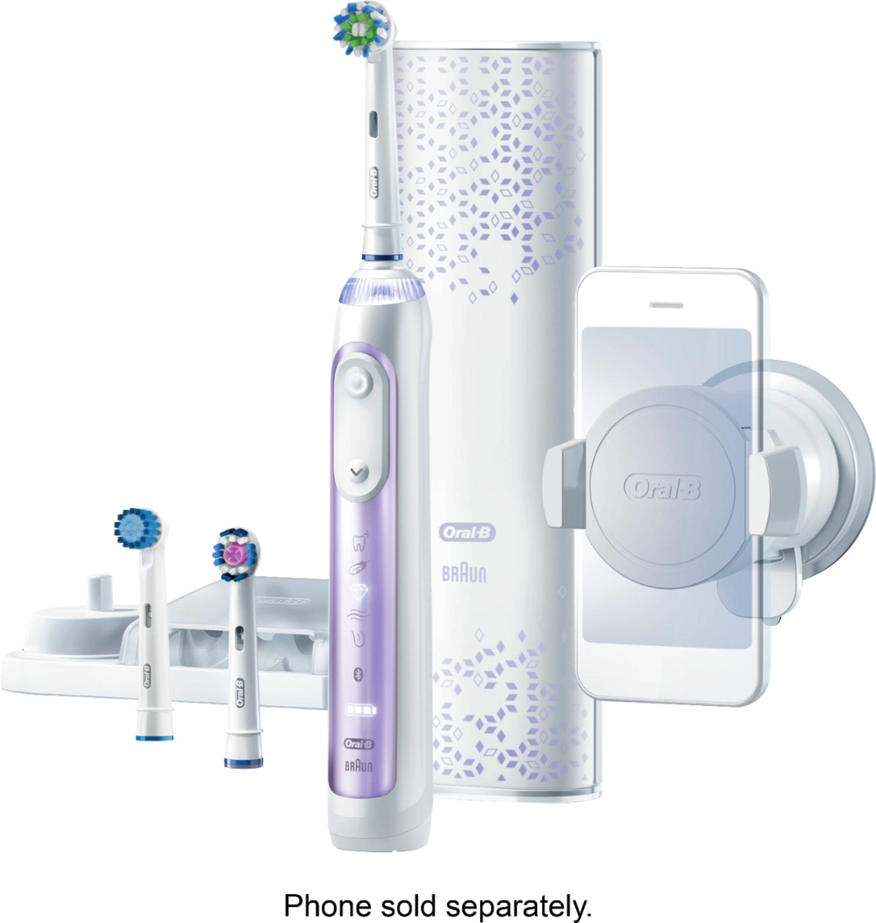 auditorium Immigratie Spectaculair Oral-B Genius Pro 8000 Connected Rechargeable Toothbrush Orchid D701.535PUR  - Best Buy