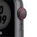 Alt View 11. Apple - Apple Watch Nike SE (GPS + Cellular) 44mm Space Gray Aluminum Case with Anthracite/Black Nike Sport Band - Space Gray.