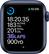 Alt View 13. Apple - Apple Watch Series 6 (GPS + Cellular) 40mm Blue Aluminum Case with Deep Navy Sport Band - Blue.